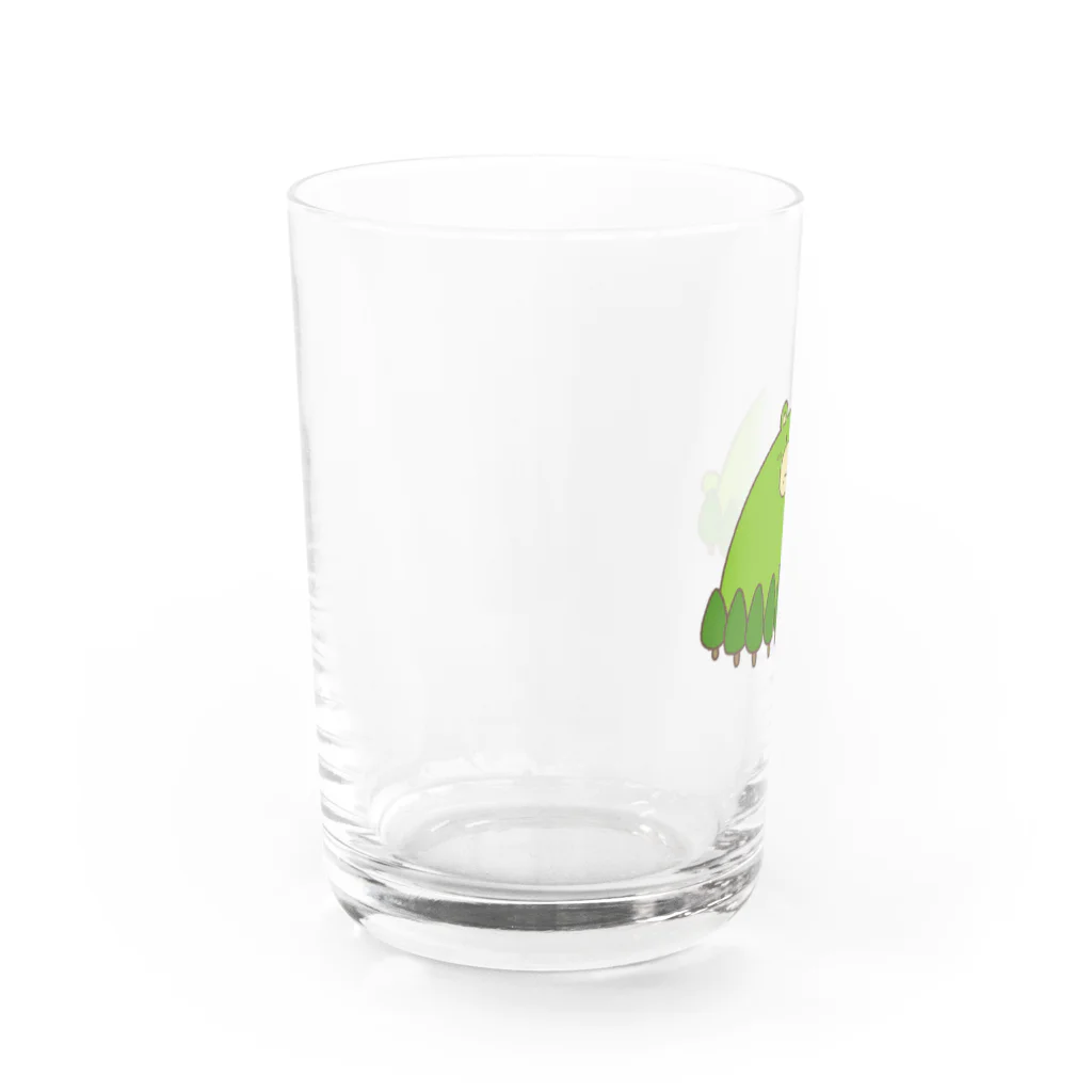 ぽむくま工房のくまがおかさん Water Glass :left