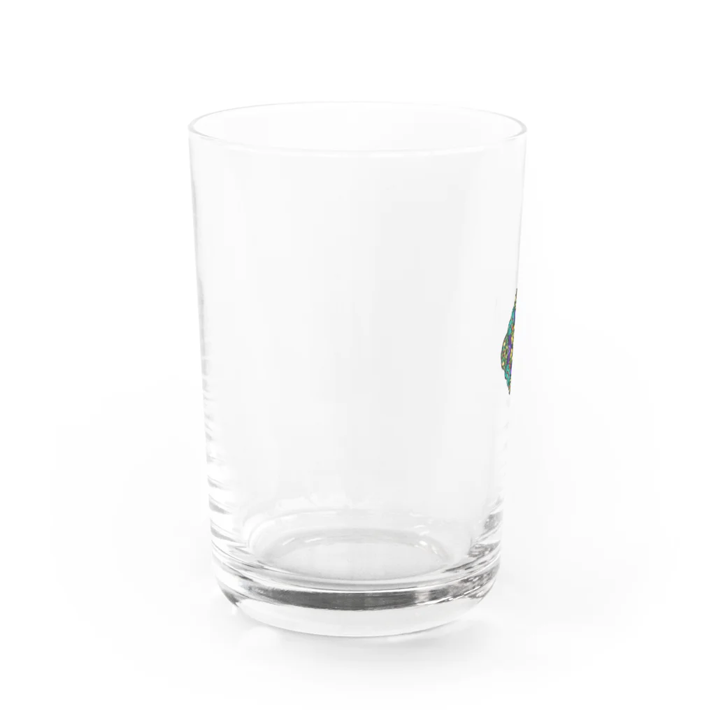 165の店の人魚の印　【peace of tales】 Water Glass :left