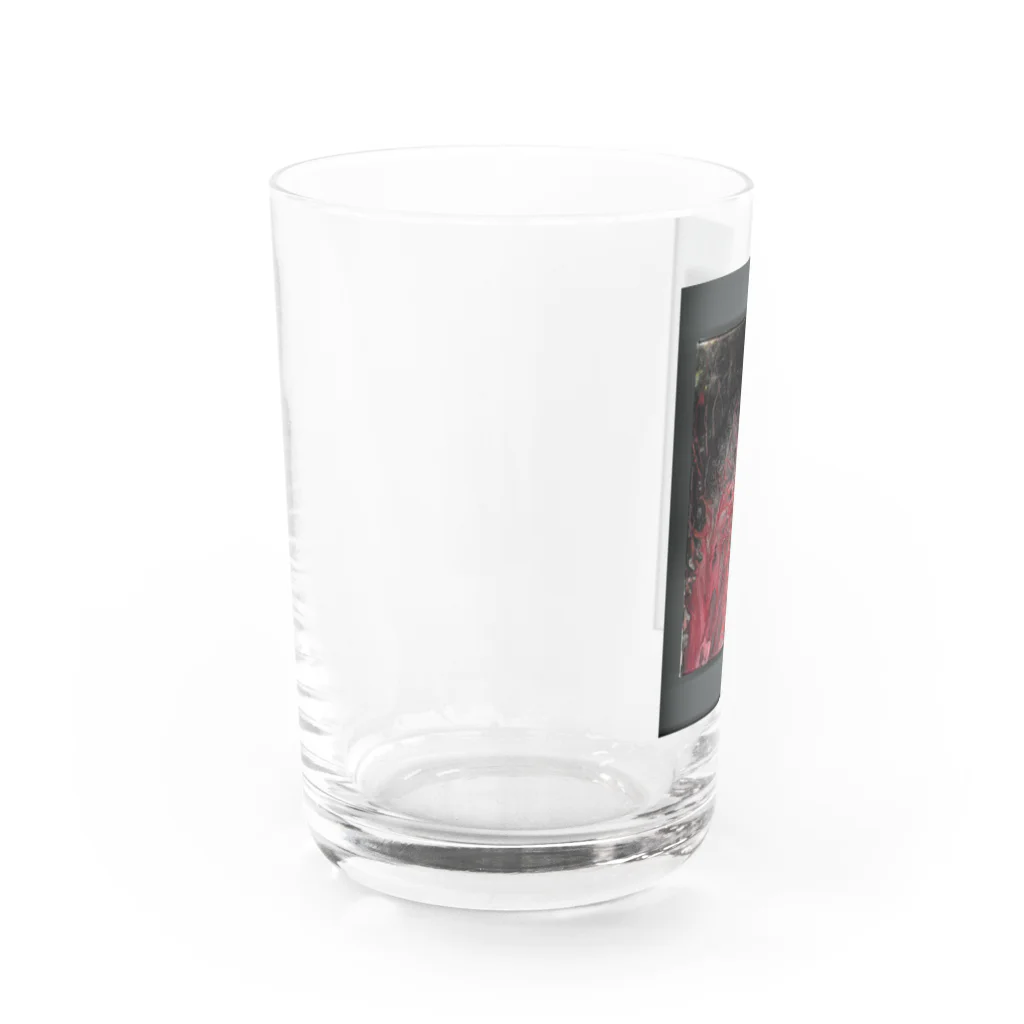 情報資格試験の障がい者の抽象画・ソウ Water Glass :left