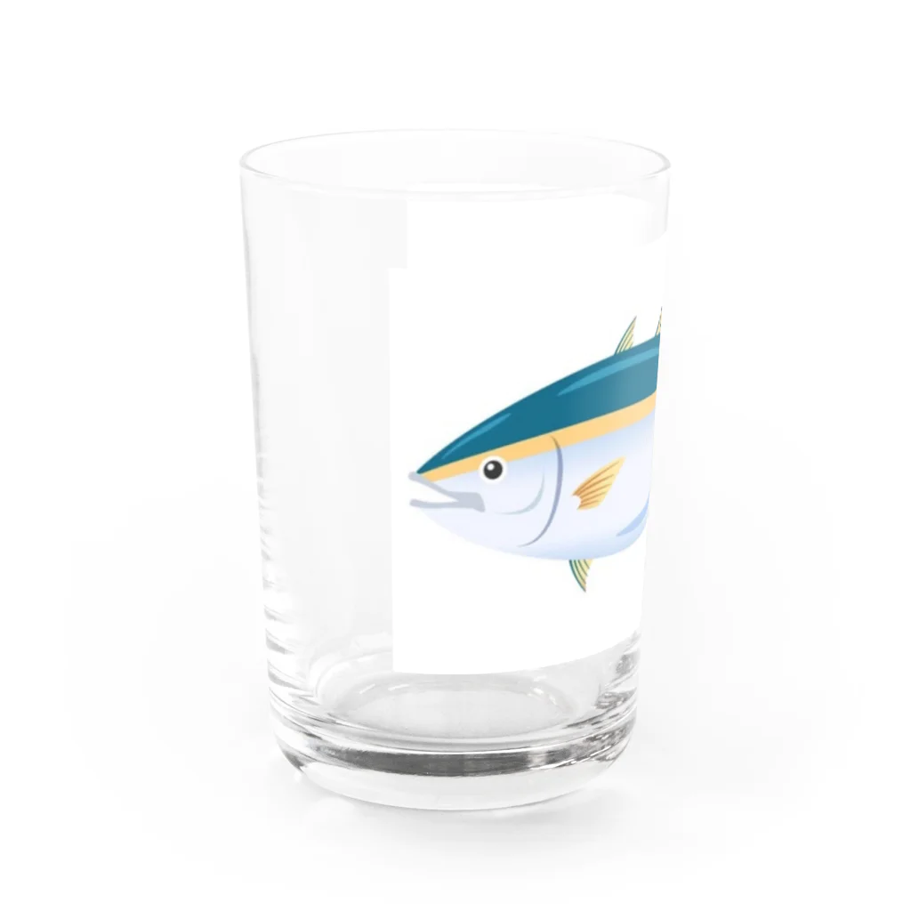 sea kingのブリ Water Glass :left