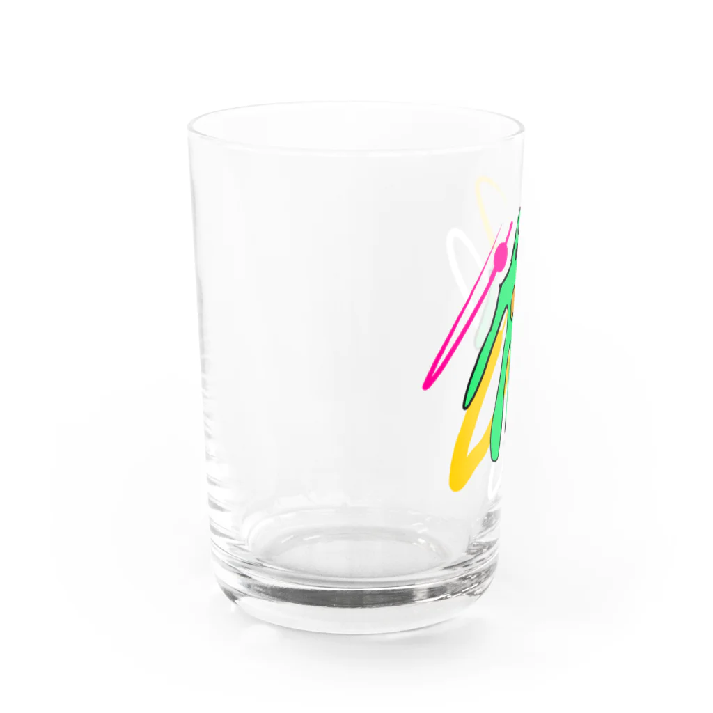 おおたの売り場の緑のバケモン Water Glass :left