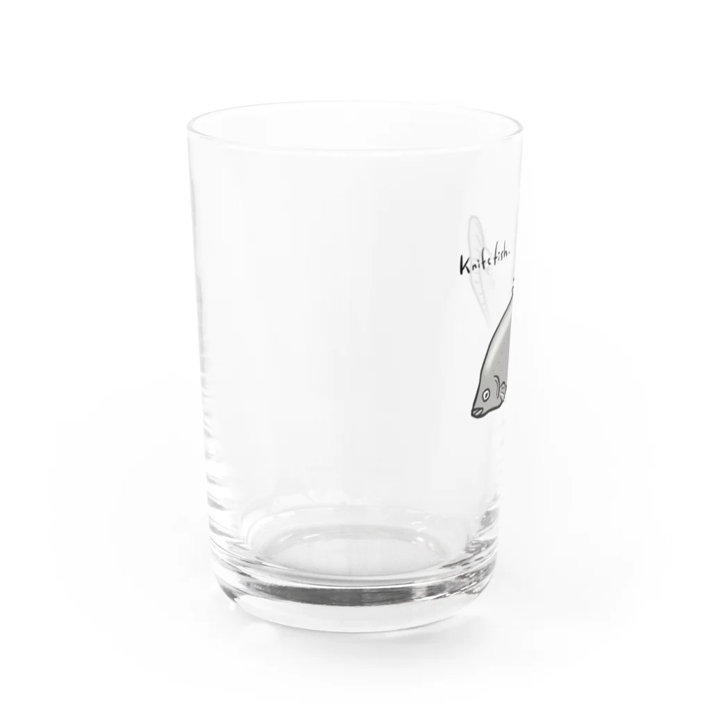 Ｗanyama Zoo〜パンダ多め〜のナイフフィッシュ Water Glass :left