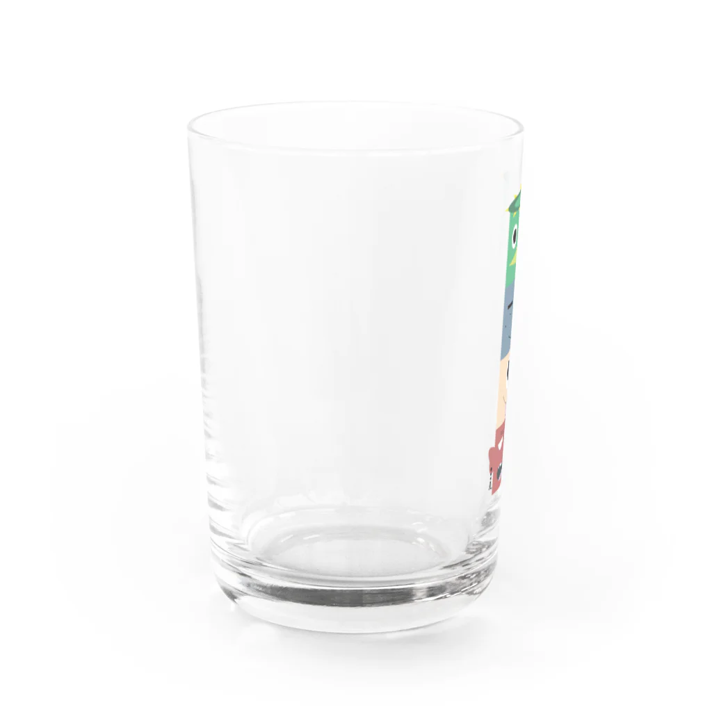 Wave8284の妖怪トーテムポール Water Glass :left