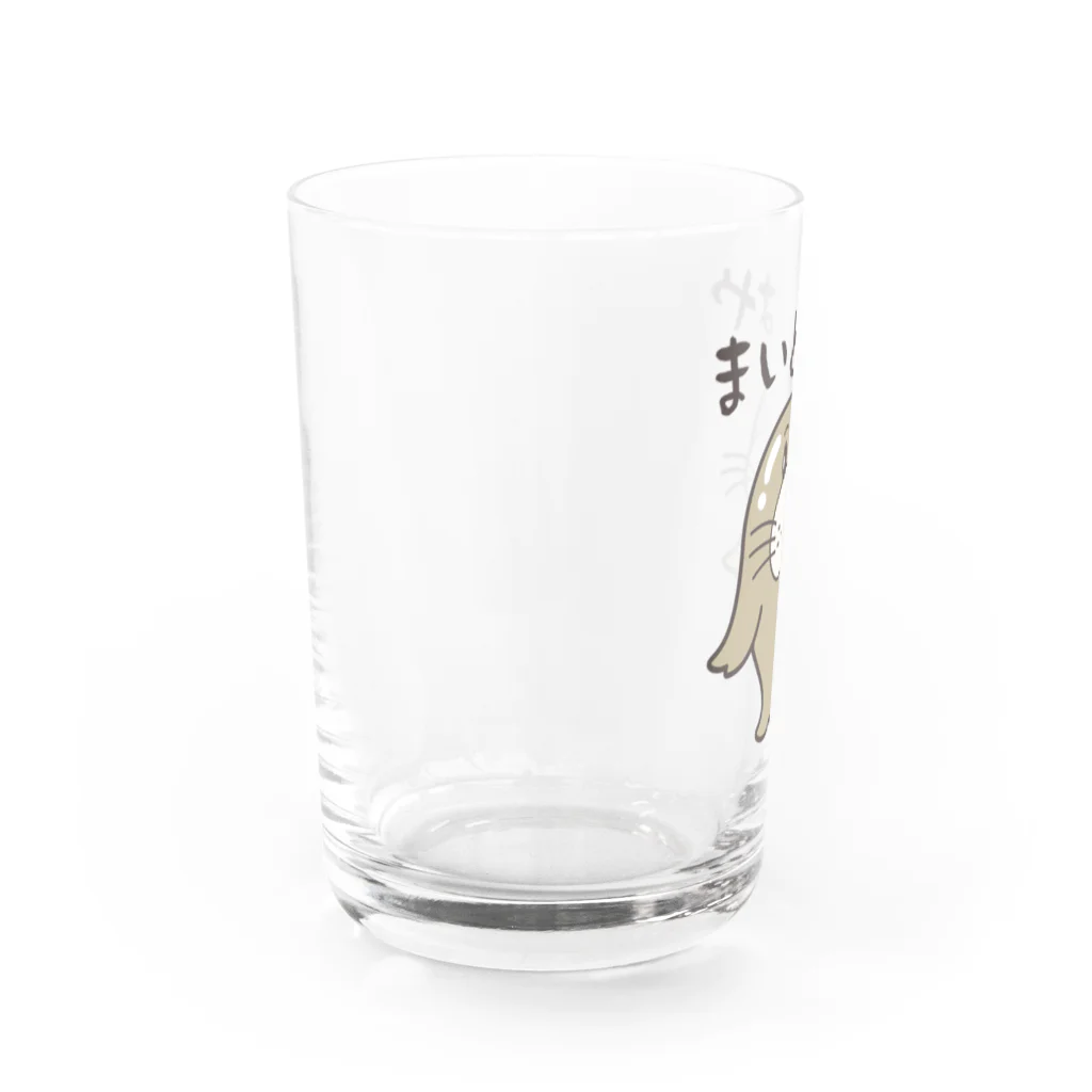 ＠sakedonの富山弁キャラクター「キトキトド」 Water Glass :left