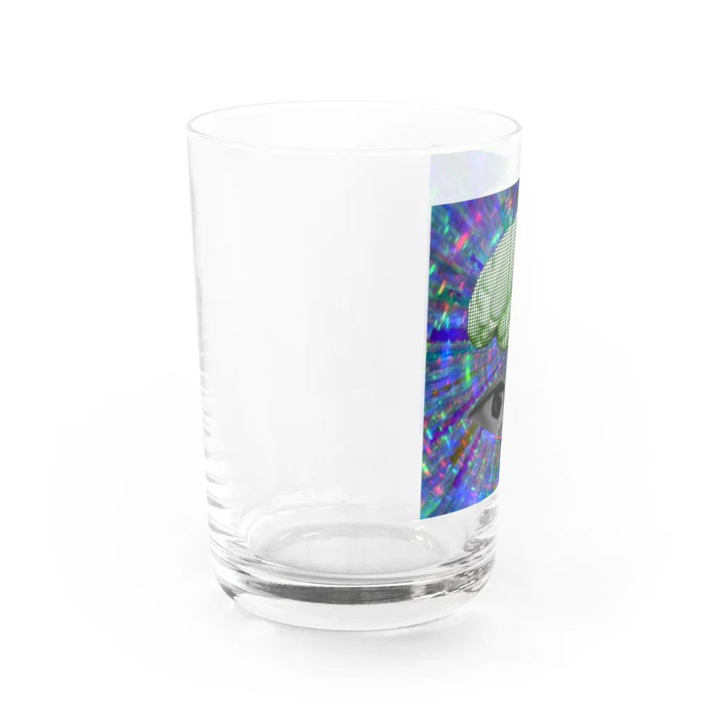 おめめ の 脳内しょっぷのおめめ の 脳味噌お花畑 Water Glass :left