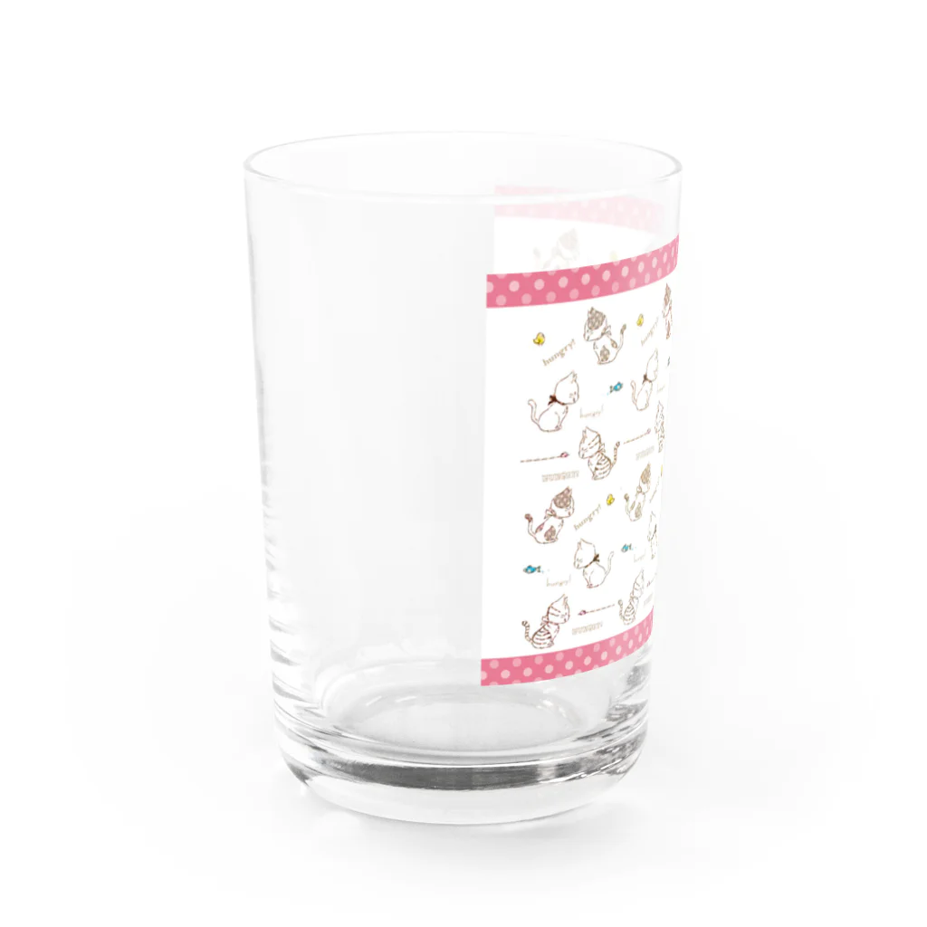 れもんとりぼんのねこねこねこ Water Glass :left