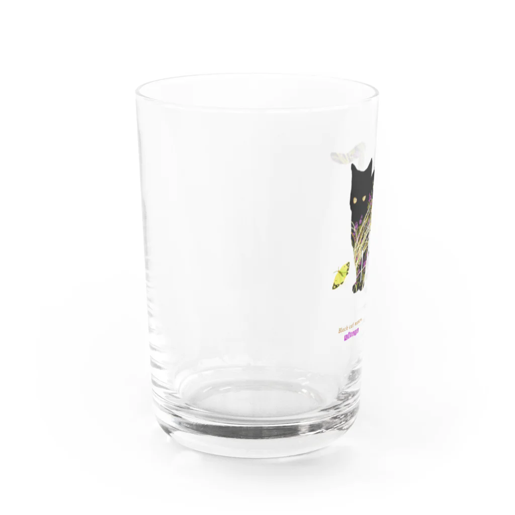 KifuyuのBlack cat memory　枯野 Water Glass :left