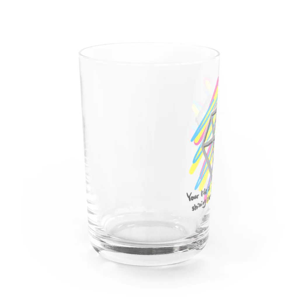 a-stilbe (アスチルベ)の貴方の人生も宝石の様に輝いています Water Glass :left