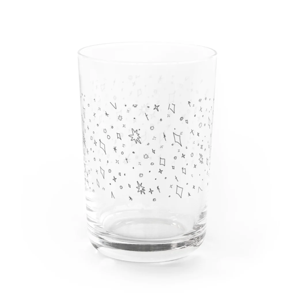 しいの玉手箱の星くずたち Water Glass :left
