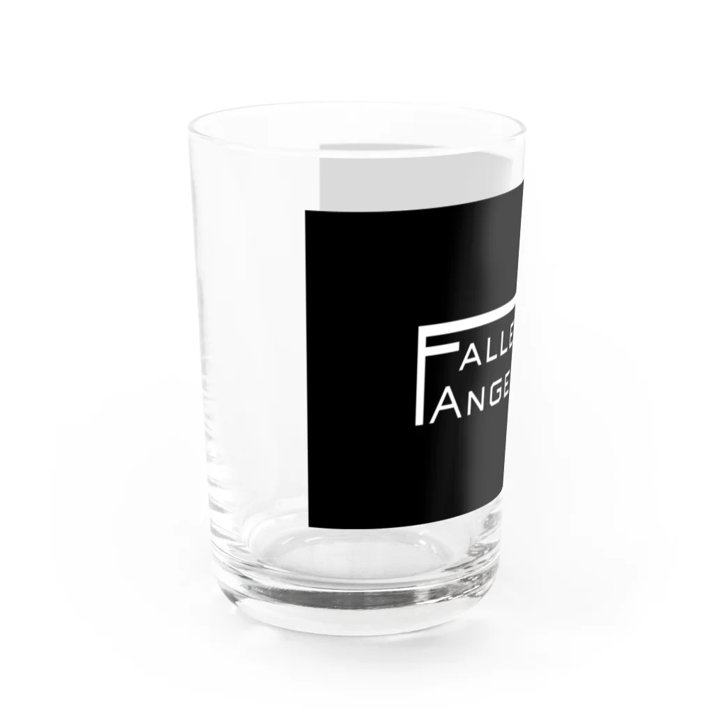 VJ堕天使さんの物販のFallen-Angel_R-Kロゴグッズ Water Glass :left