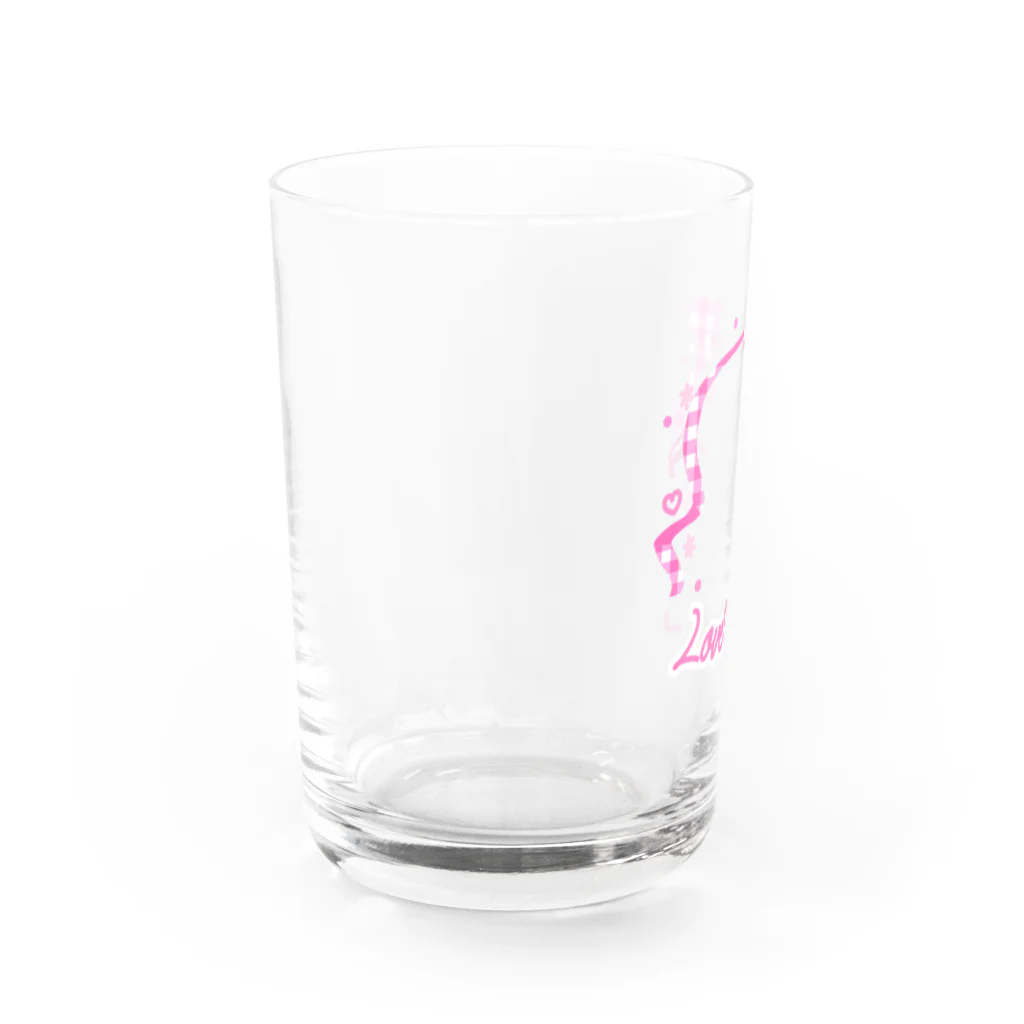 Princessの推しケース ピンク Water Glass :left