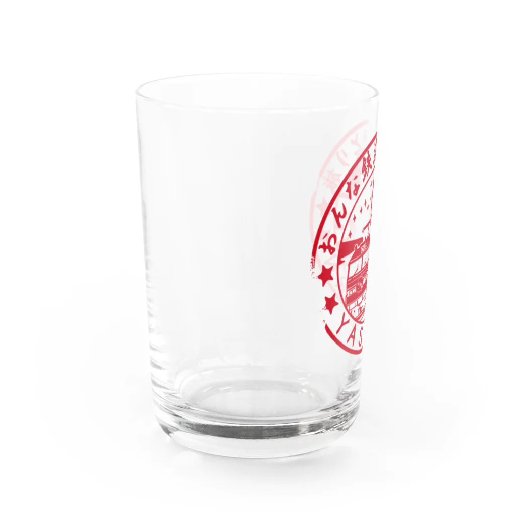 やすこーん（YASCORN）鉄道のおんな鉄道ひとり旅　スタンプ Water Glass :left