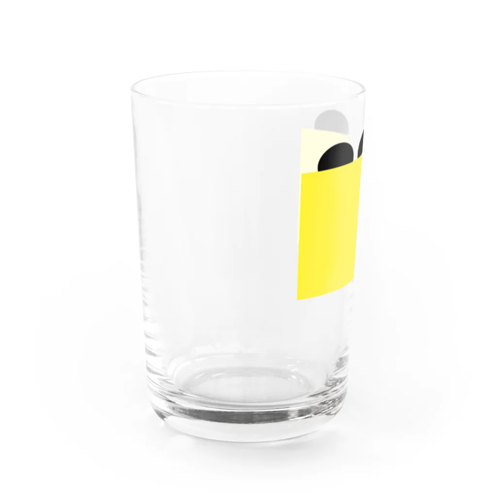 inko andの黄上の黒 Water Glass :left