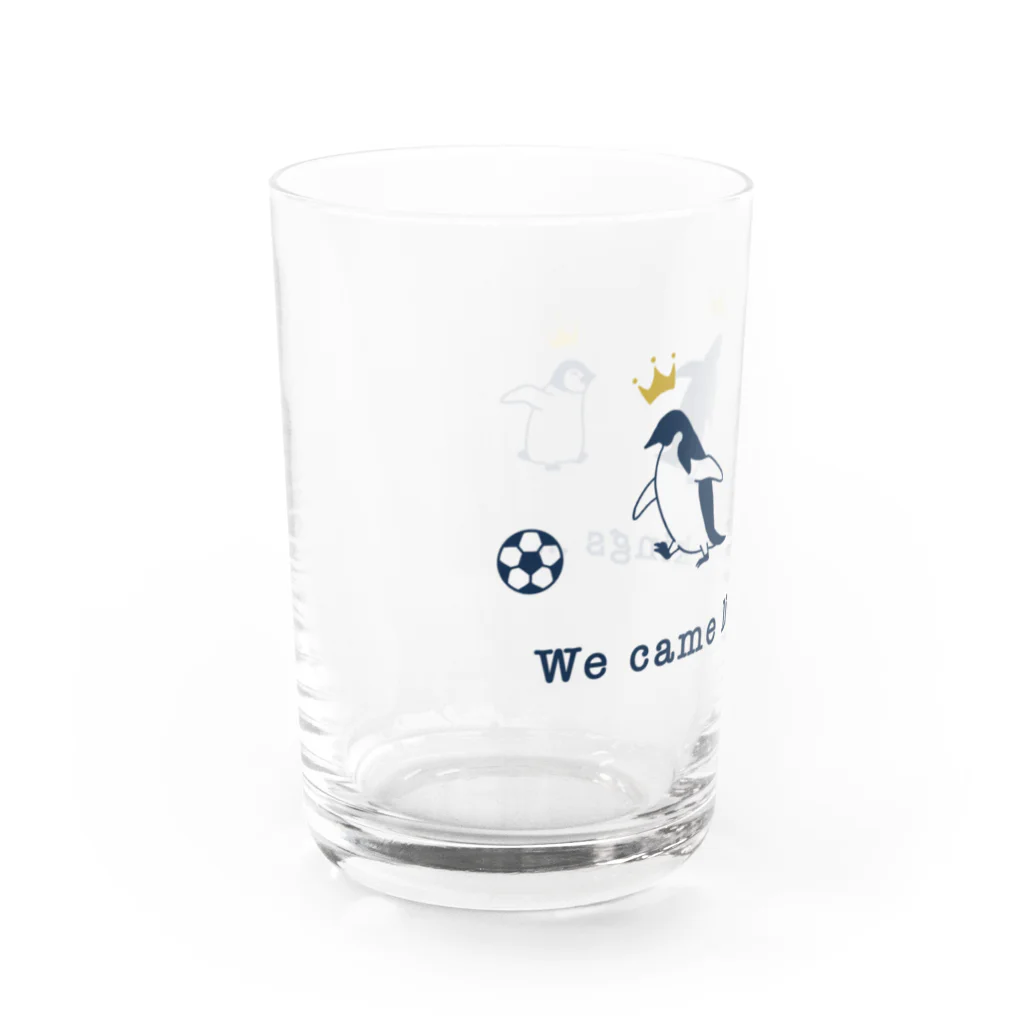 toriのおみせのPenguins (ネイビー) Water Glass :left