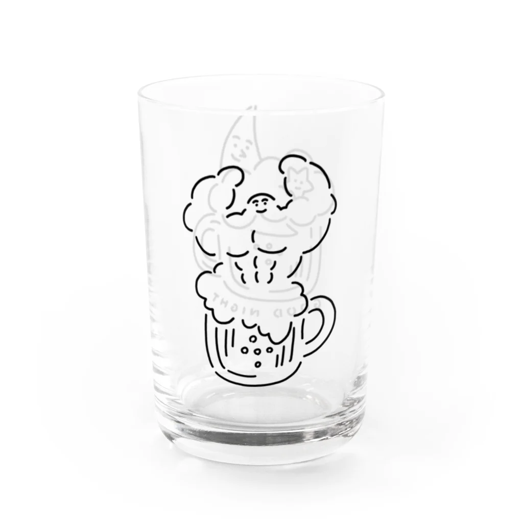 MAO NISHIDAのI LOVE BEER Water Glass :left