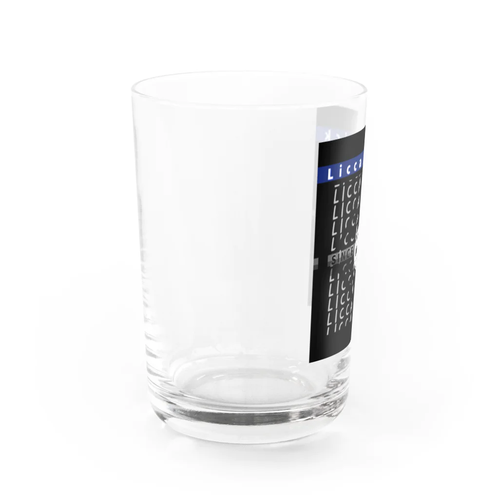 Licca's Lickのリッカーズロゴ&文字 Water Glass :left