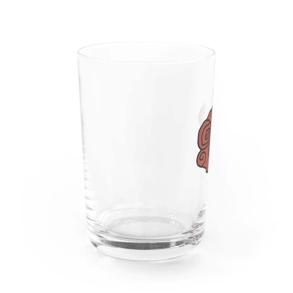 Moshiriの縄文くん（縄文・アイヌ） Water Glass :left