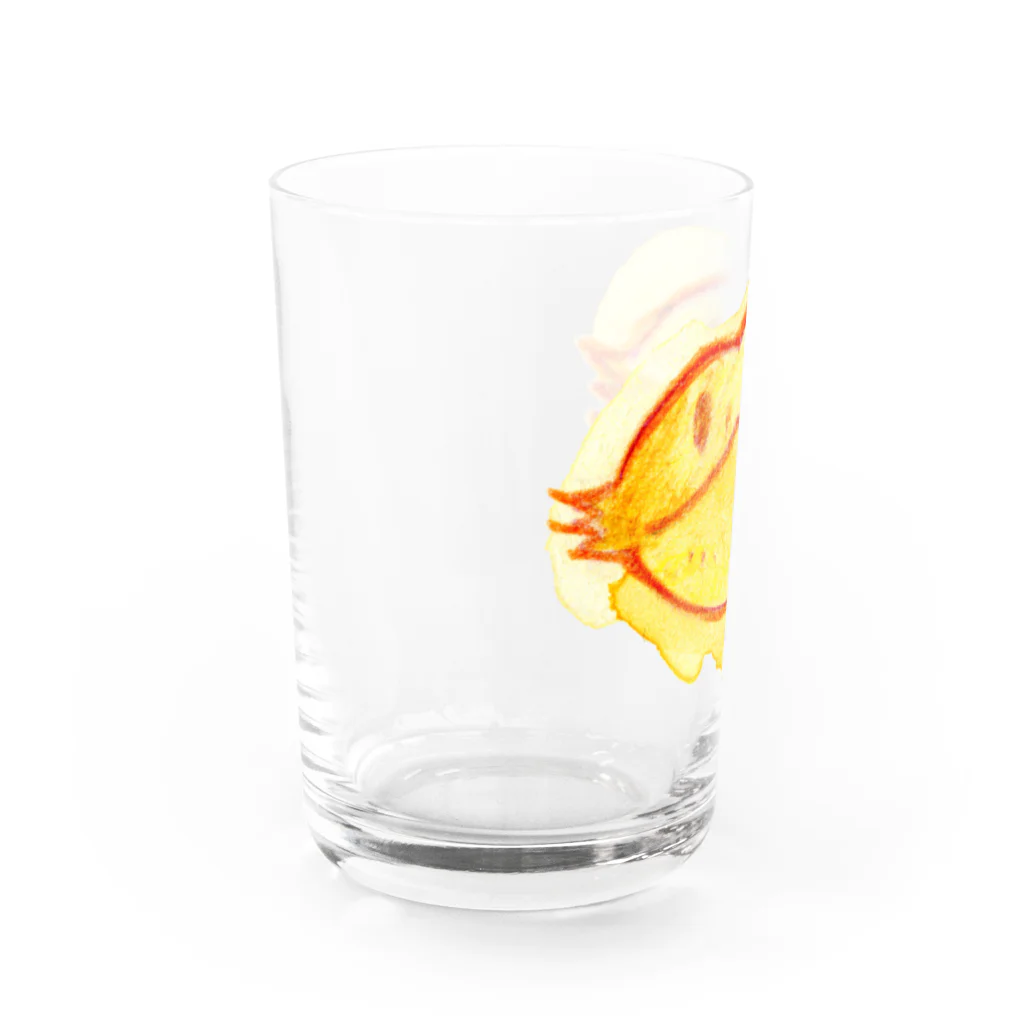 sakanamiのフトアゴbaby - orange Water Glass :left