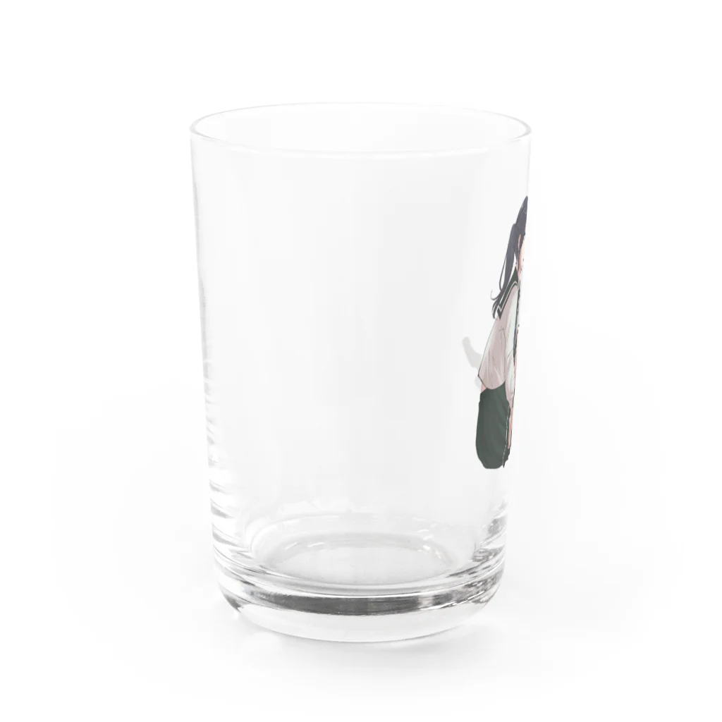 ちなこのポニテセーラーちゃん Water Glass :left