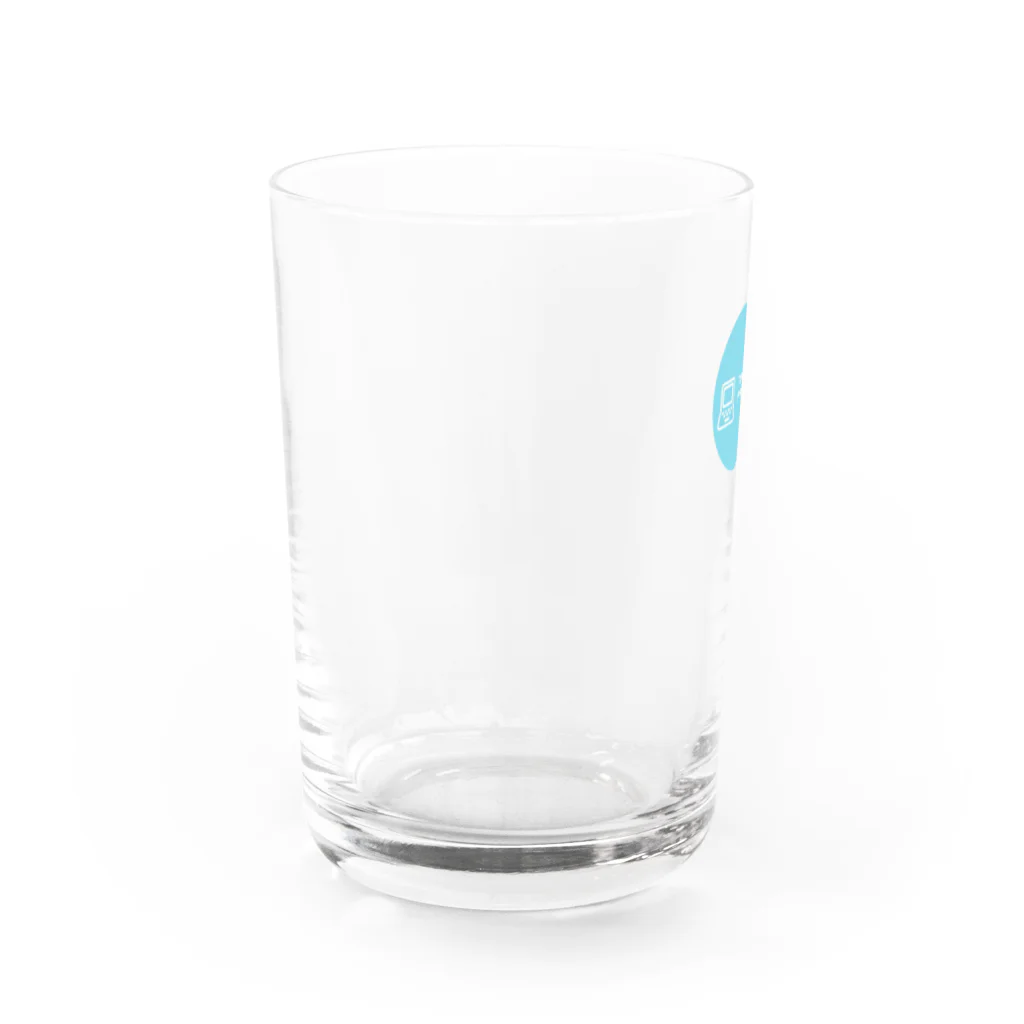 Tomokoのトモプロ・ロゴ Water Glass :left