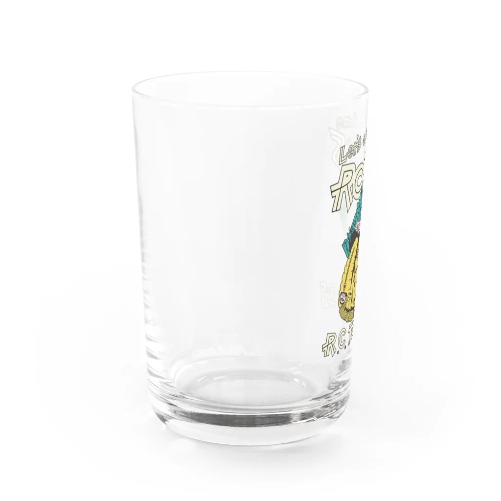 丘沢屋のROCK　緑 Water Glass :left