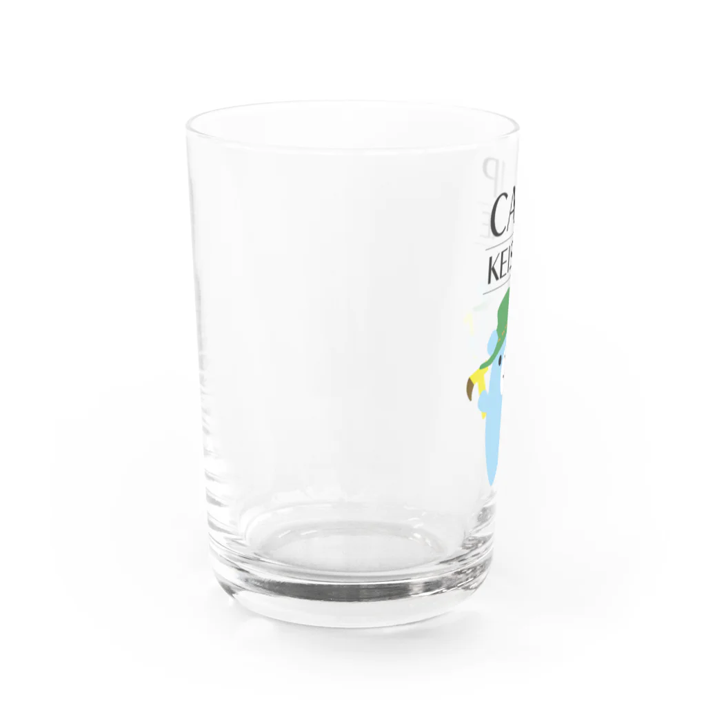 うにくのキャンプクマスケ Water Glass :left