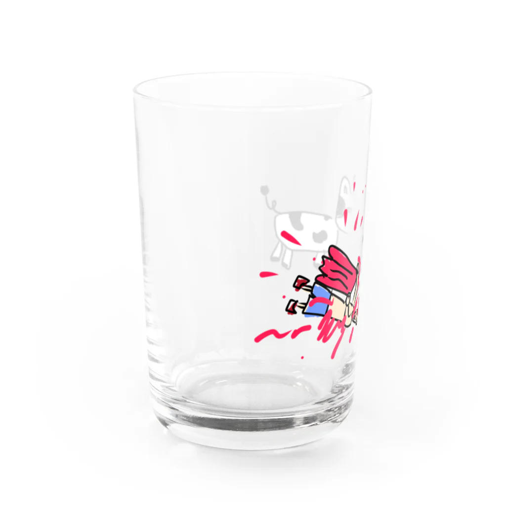 Koukichi_Tのお店の次回予告 マイ◯ル死す！恐るべし狂牛 Water Glass :left
