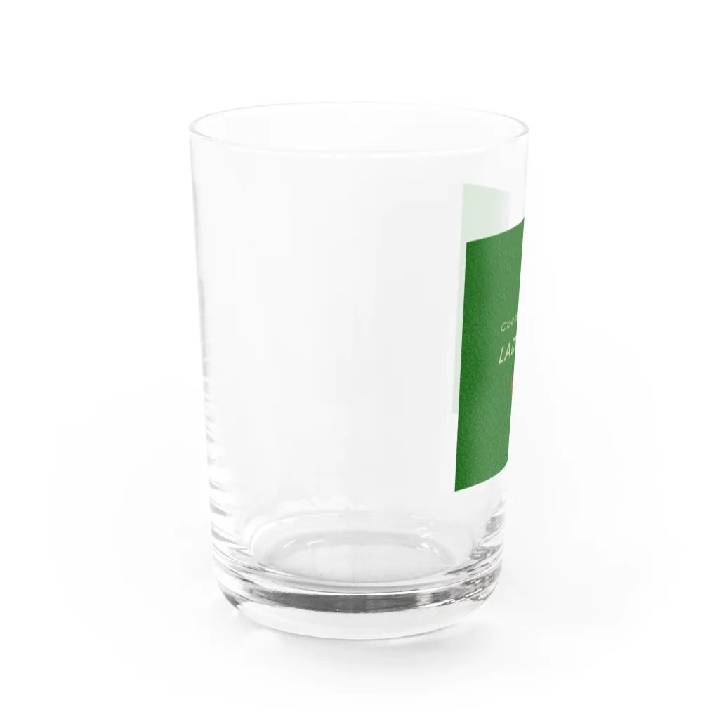 ベビープラスマイルのテントウムシin芝生 Water Glass :left