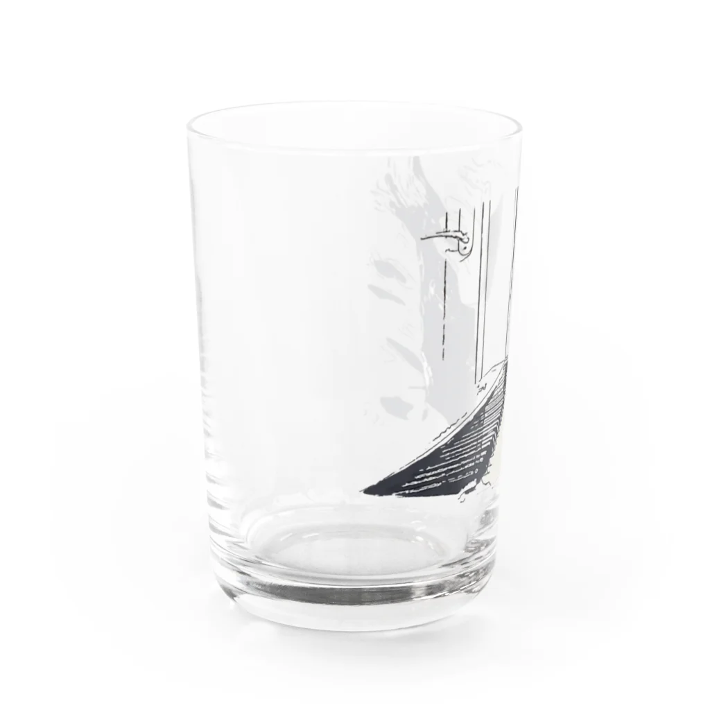 ゐみゐ商店の笑う森山 Water Glass :left