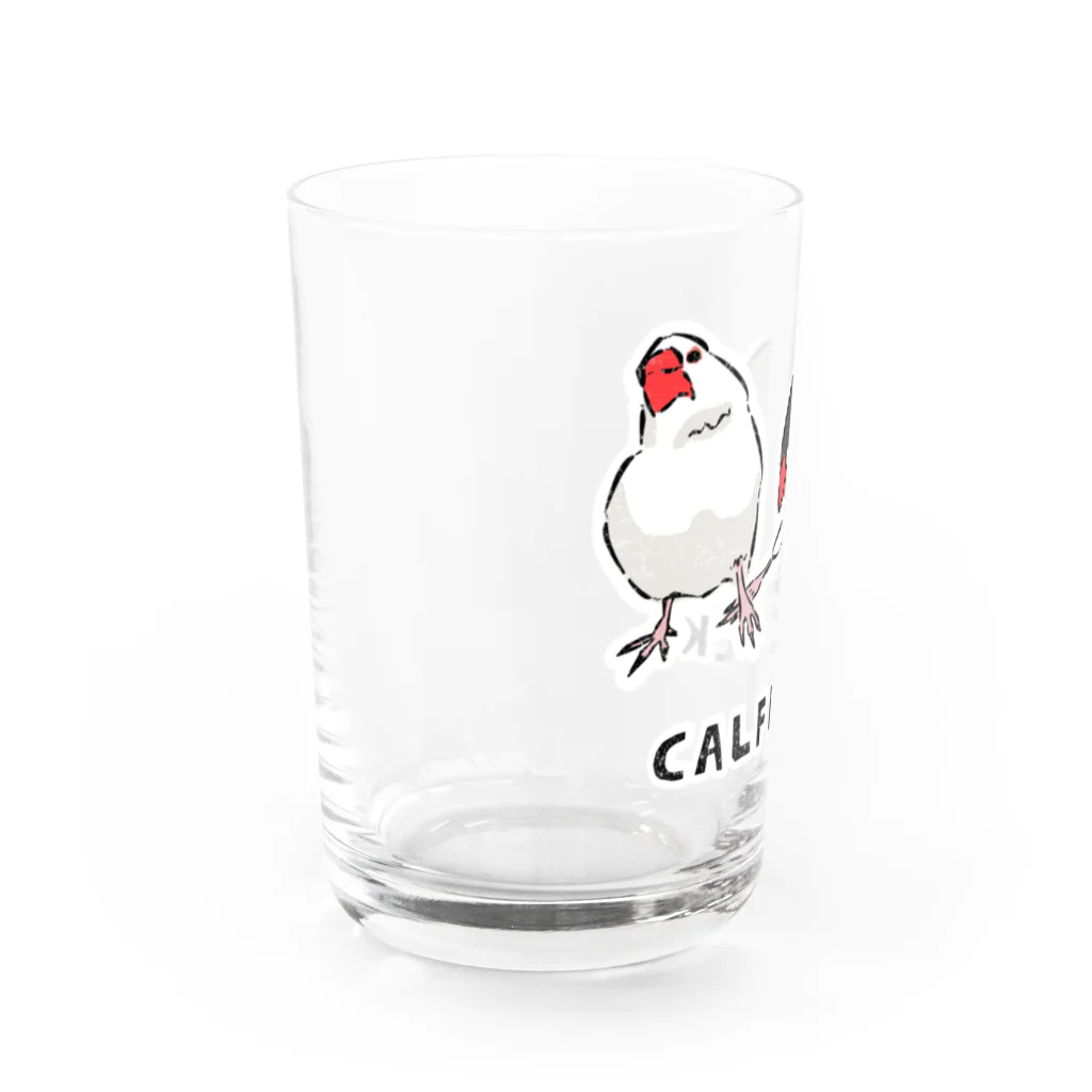 EASEの文鳥カーフキック Water Glass :left