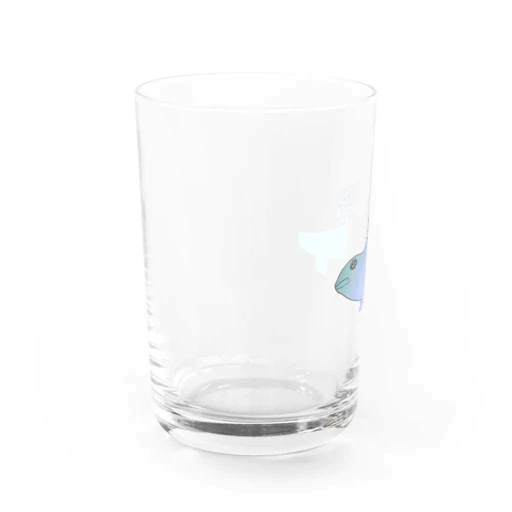 真奈美の恐竜くん Water Glass :left