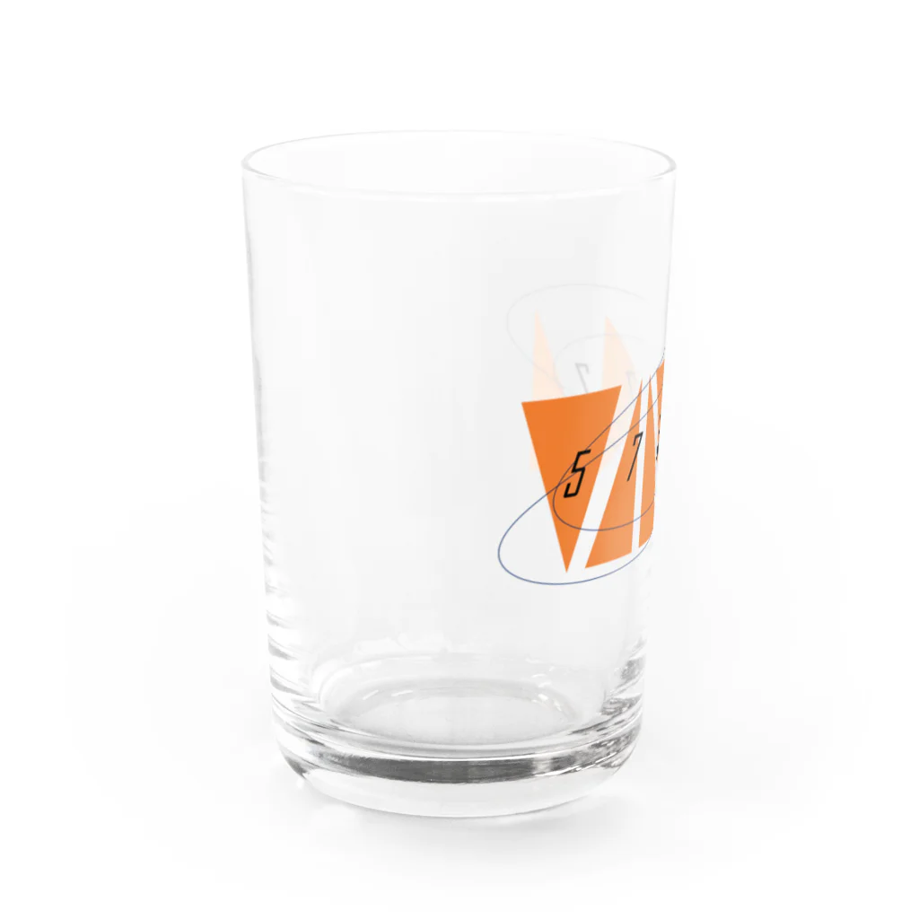 あの井のTANKAロゴ４ Water Glass :left