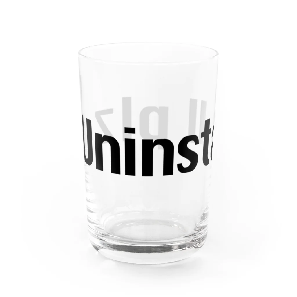 anego/sayavのUninstall plzグラス Water Glass :left
