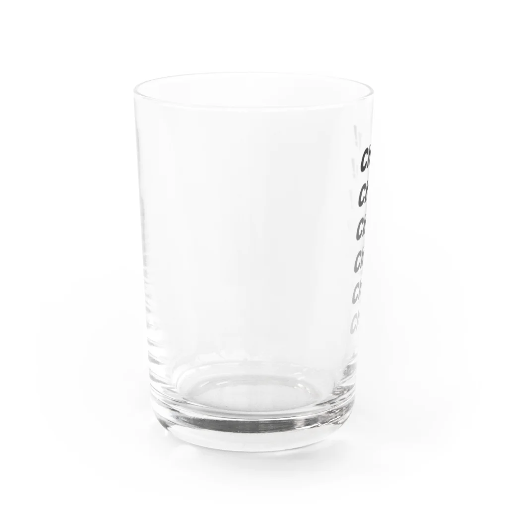 髙襟Bacchusのchug! Water Glass :left