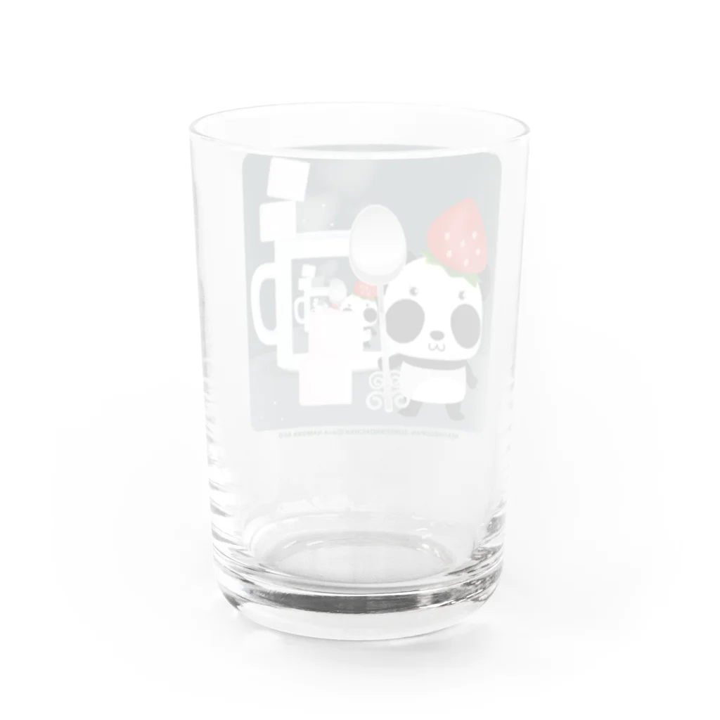 イラスト MONYAAT のズレぱんだちゃん Water Glass :left