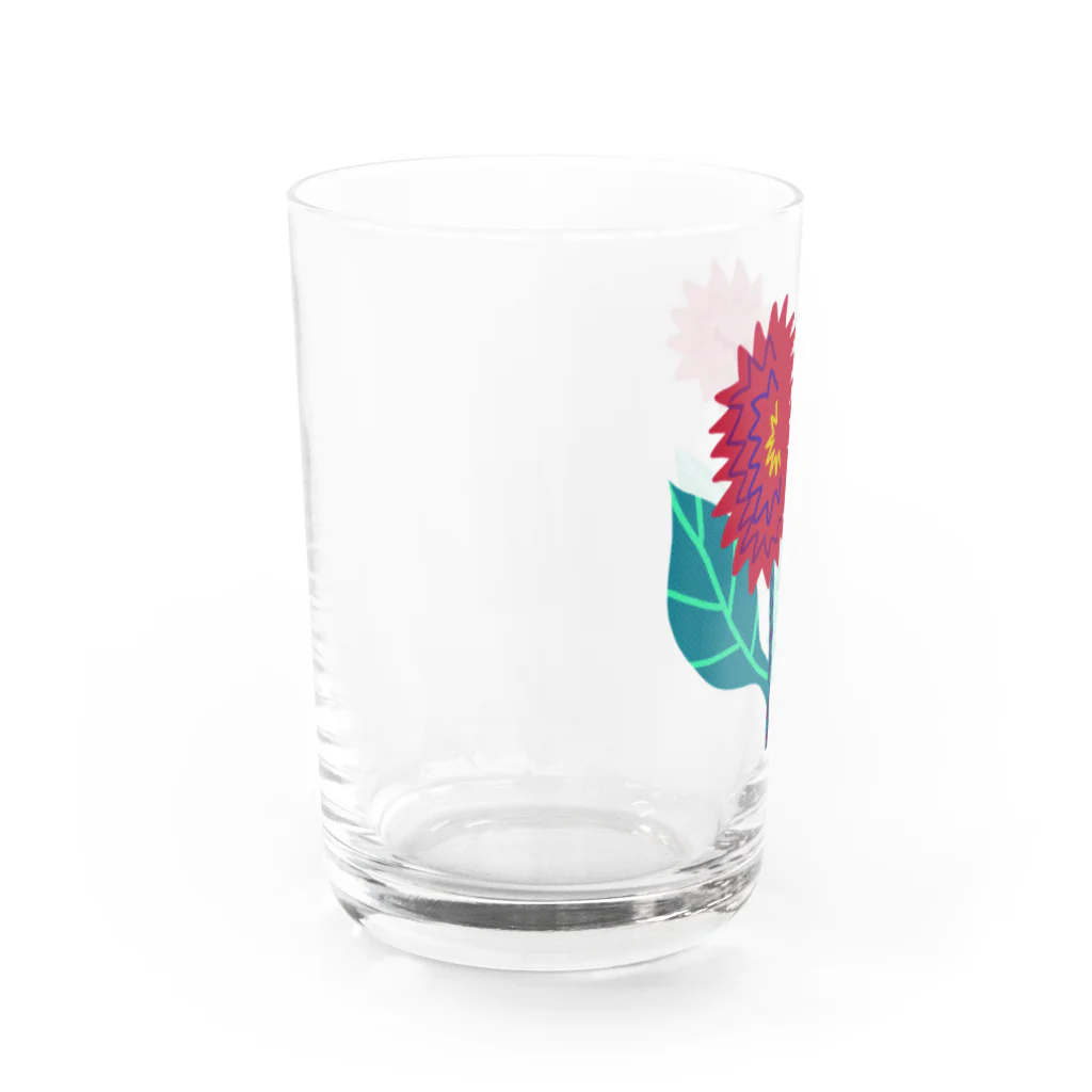 ポラニンのダリア Water Glass :left