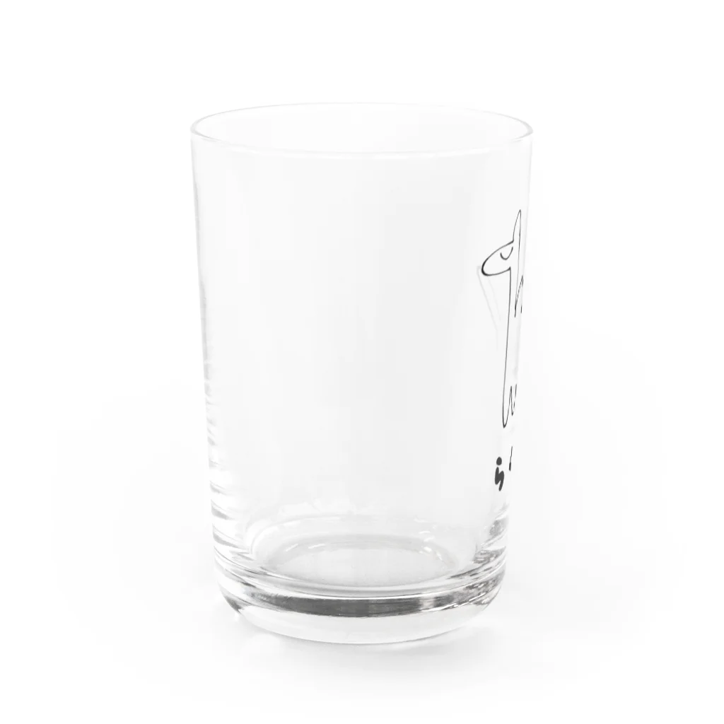 おかしやのらくだくん Water Glass :left