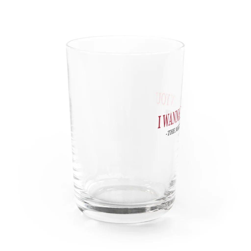 the national bitchのGive a F**k me Water Glass :left