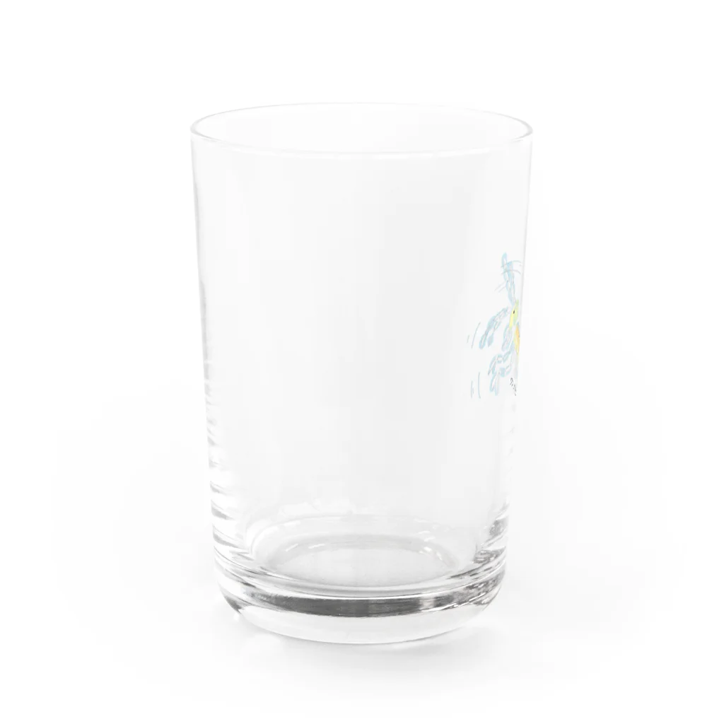 ワンモナイトのワレカラ Water Glass :left