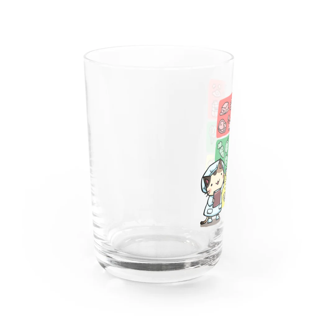 smiletaroの食育にゃんこ Water Glass :left