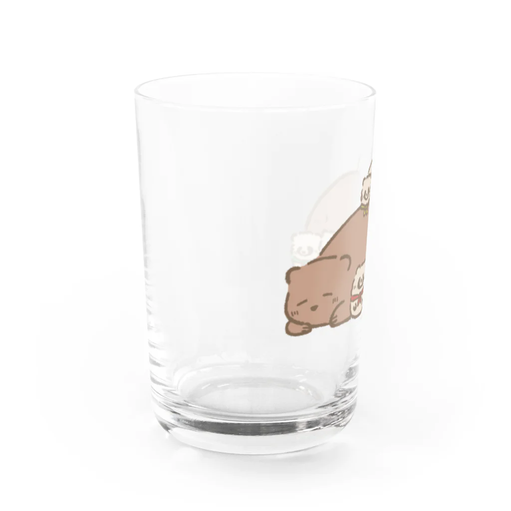 ジーナショップ(たぬき多め)のゴレンジャーたぬき2 Water Glass :left