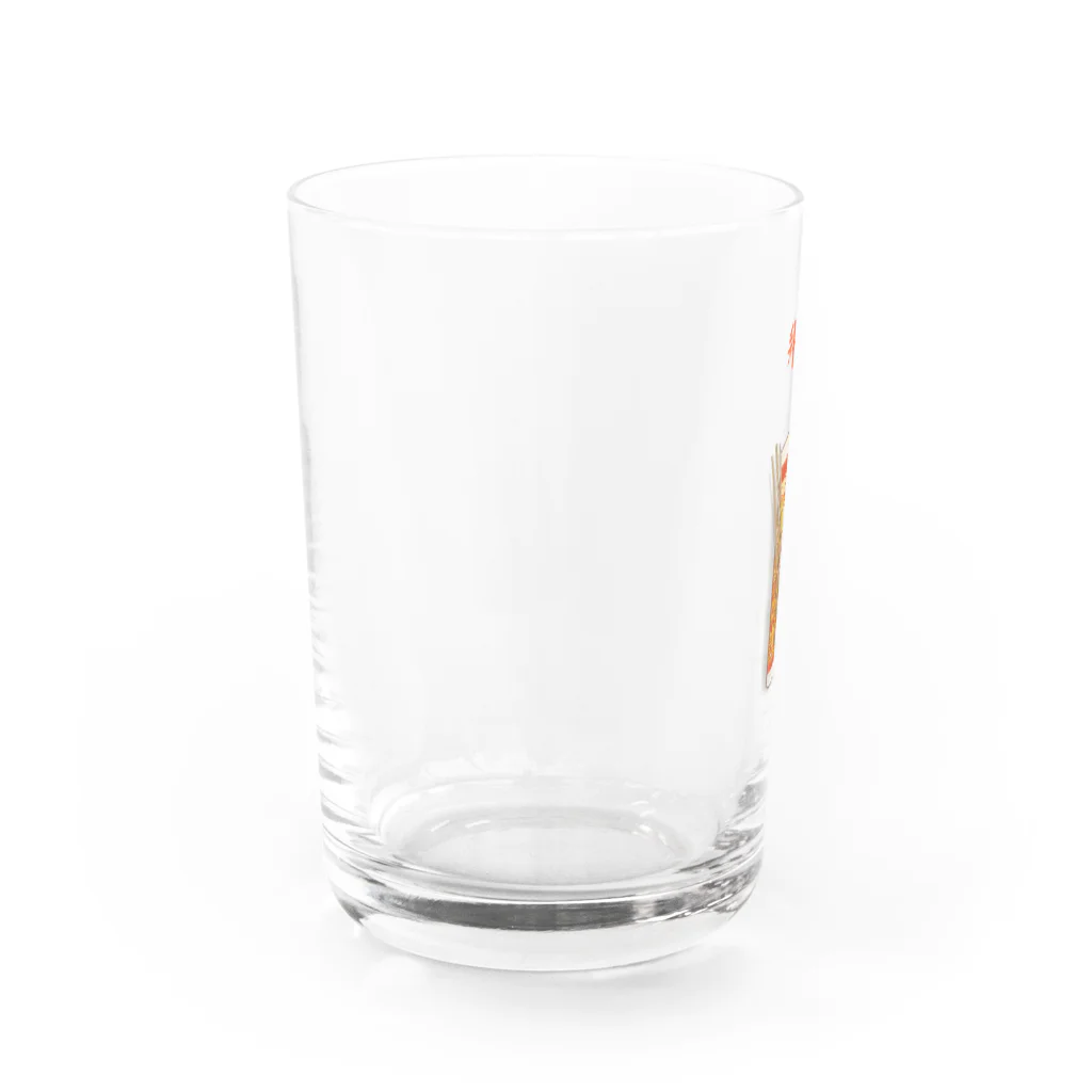 ビレイダオの拜拜　ばいばい Water Glass :left