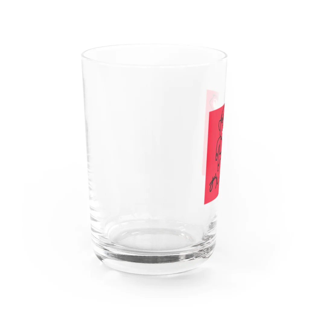 夢遊病患者　ヤバいショップのおいしいね Water Glass :left