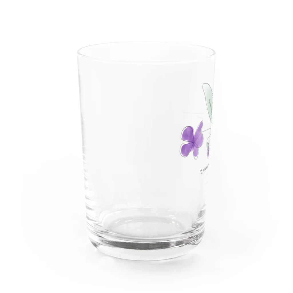 りすとひつじのすみれいちりん Water Glass :left