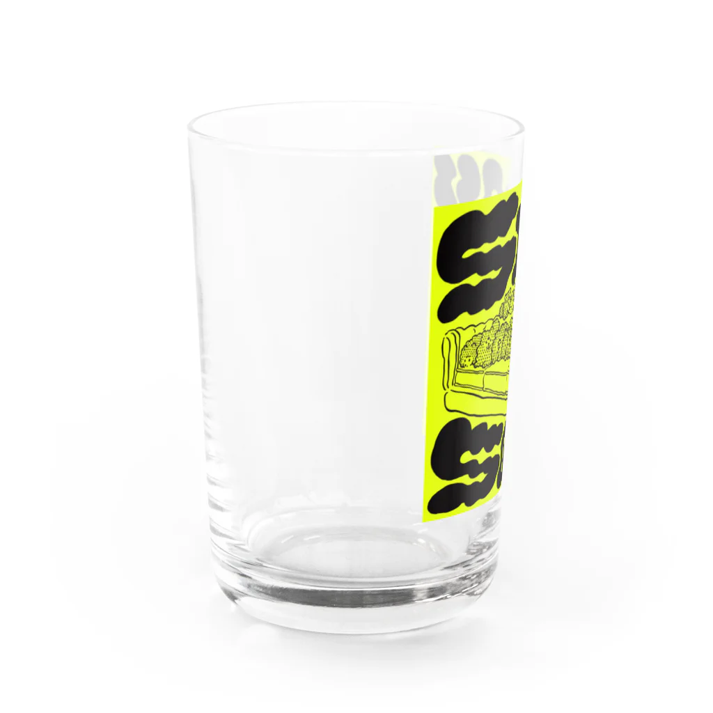 GEEKS COUNTER ATTACKのSTAY SOFA(yellow) Water Glass :left