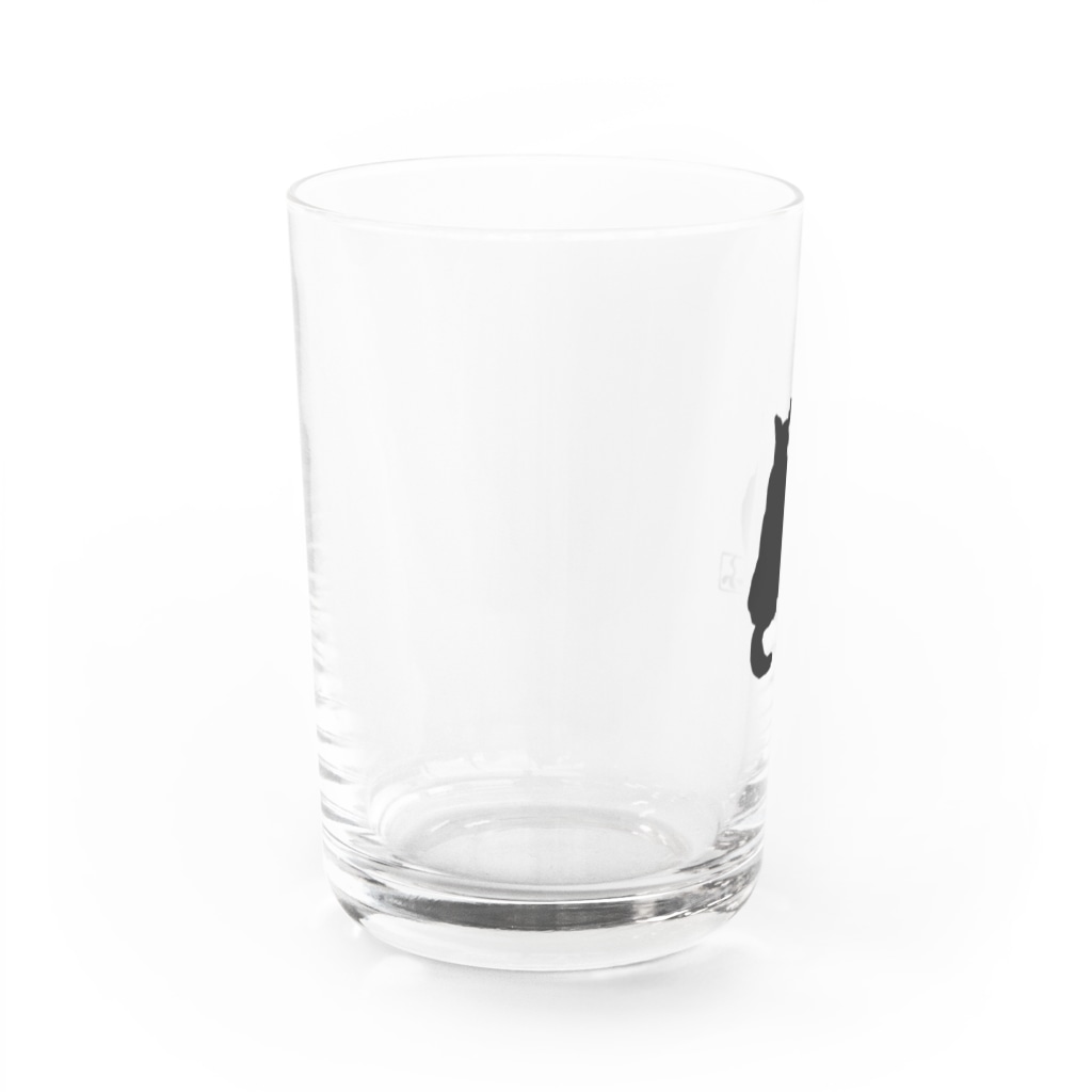 ねこ・ねこの猫影 Water Glass :left