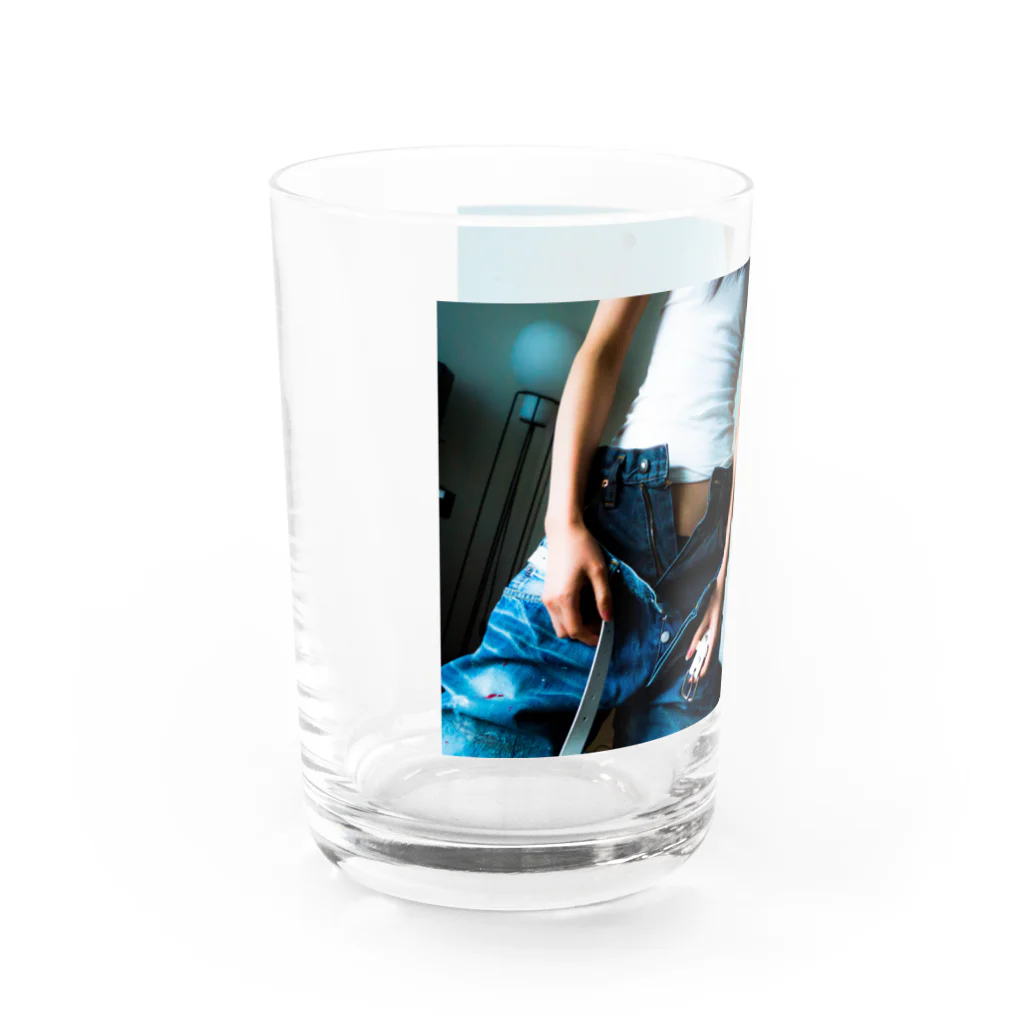 BOXXのdenim  ON  denim Water Glass :left