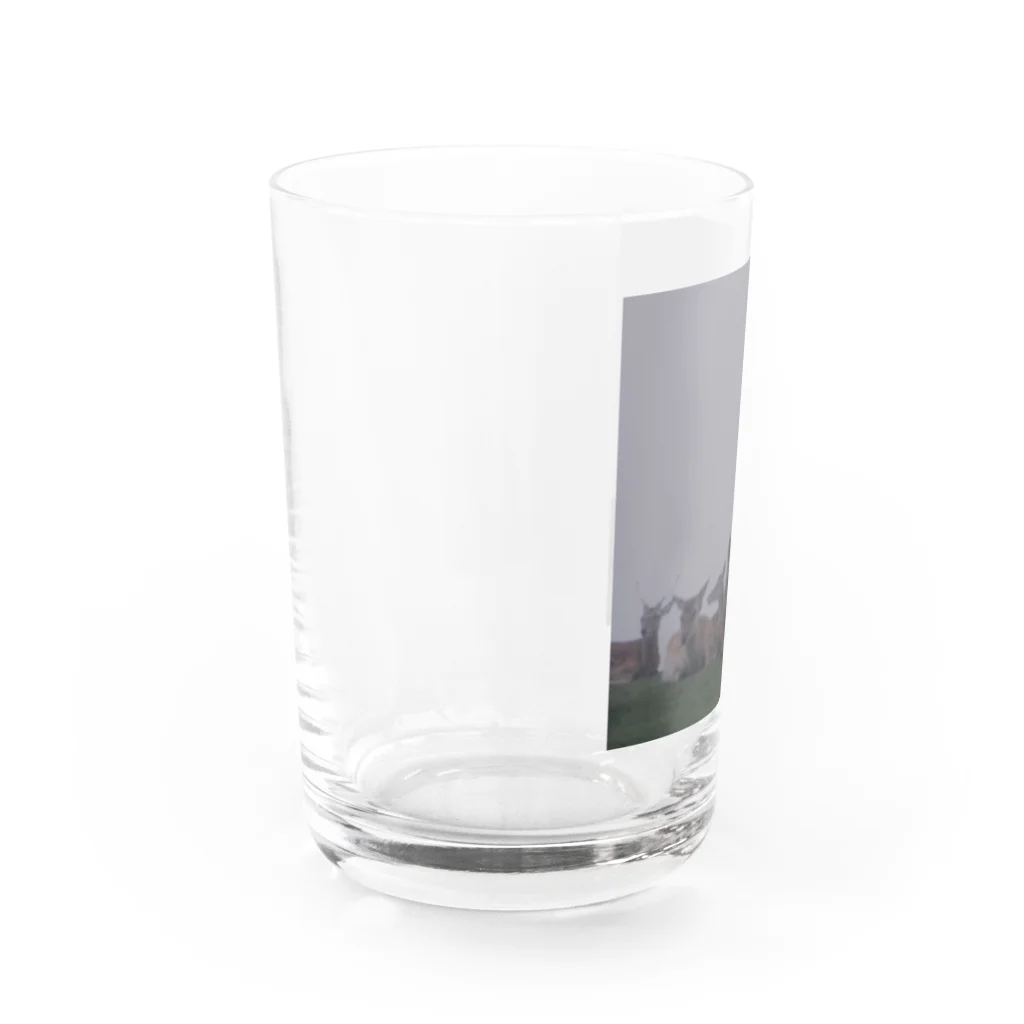 PORTONE, ART, LABORATORY.のFog and deer II Water Glass :left