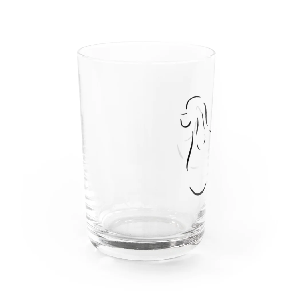 Trimmer “YORI”の『Aコッカー・スパニエル』 Water Glass :left