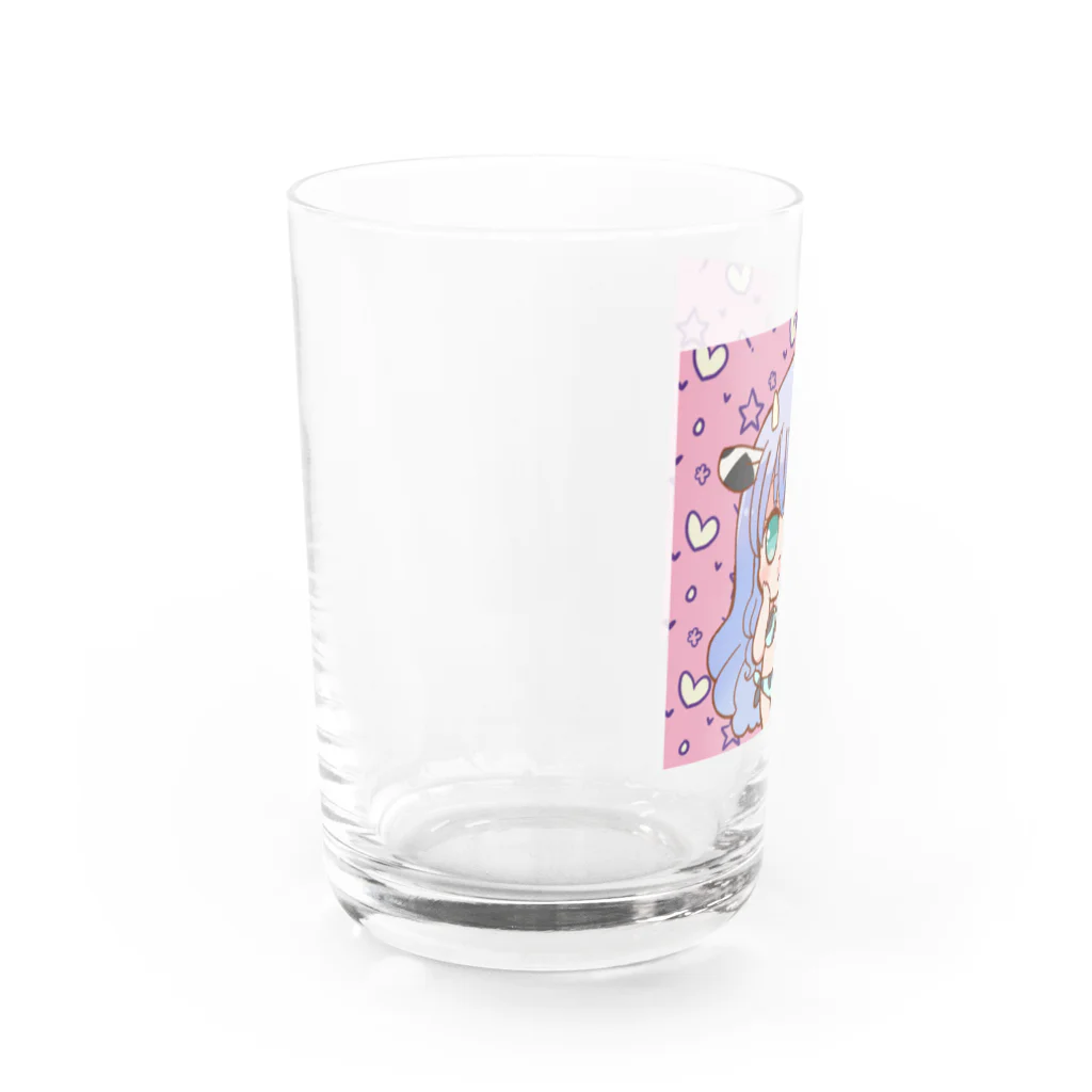 ゆきんこのお店SUZURI支店のセクシー牛ちゃん Water Glass :left